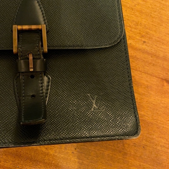 Louis Vuitton Briefcase authentic vintage LV Green Epi Briefcase Rare LV Bag 💼 - Picture 5 of 13